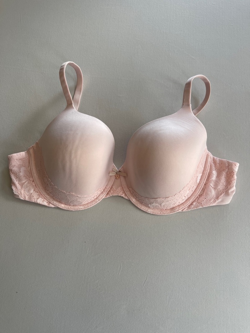 Victoria's Secret Soft Blush Padded Lace-Trim Bra